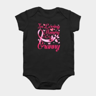 In Loving Memory Of My Granny Breast Cancer Awareness Baby Bodysuit